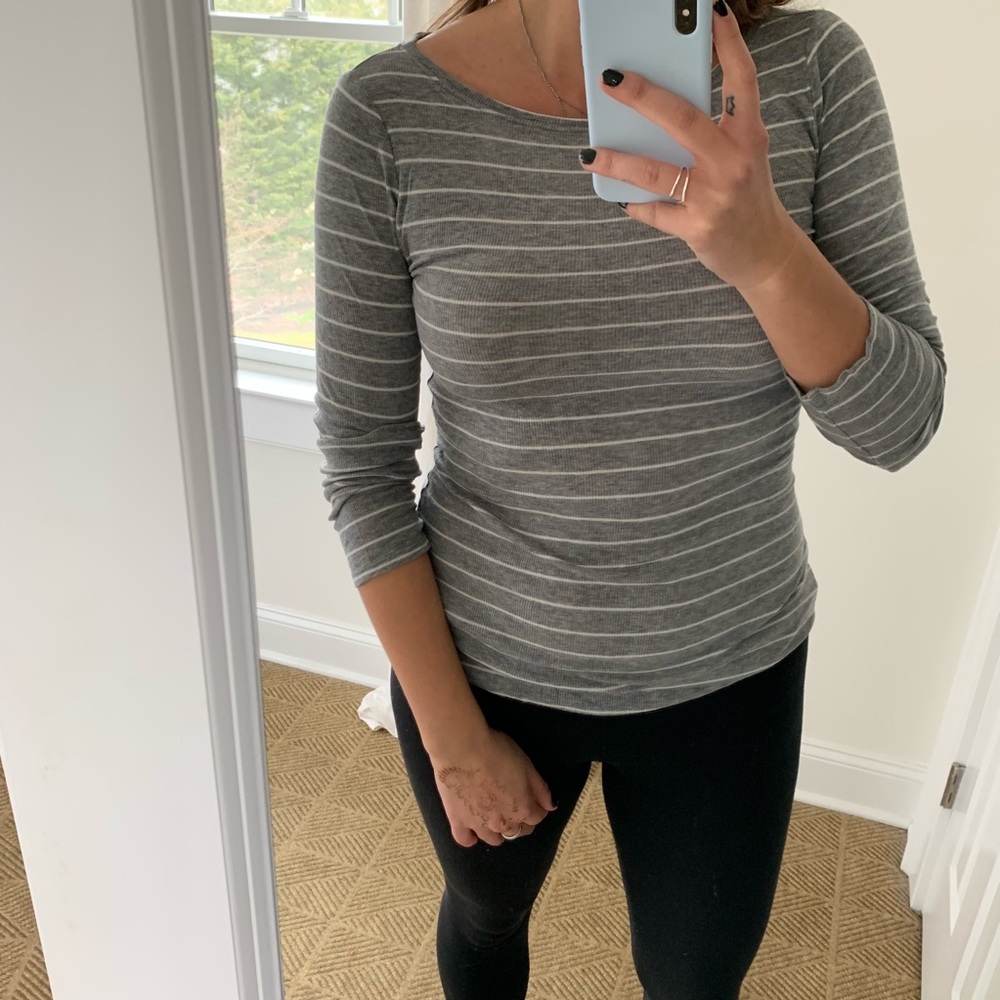 BCBG Striped Long Sleeve